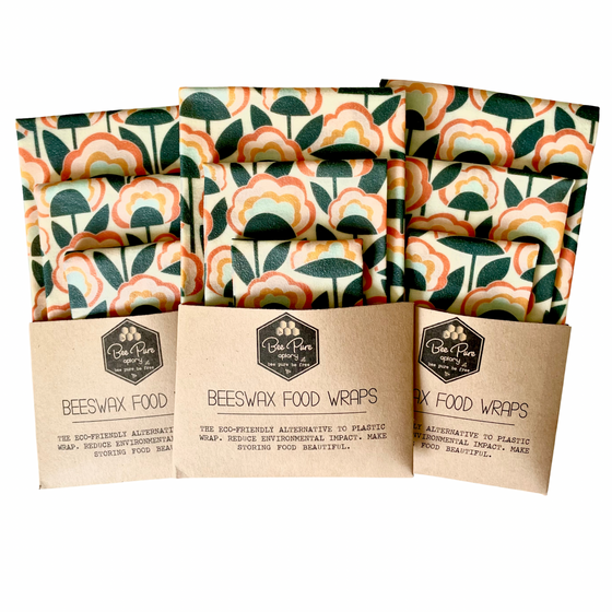 Beeswax Food Wraps - Flower Power